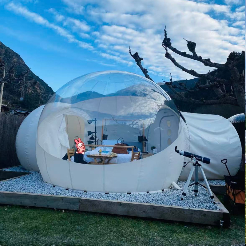 Outdoor Camping Exhibition - 야외 레스토랑 투명 텐트 캠프 버블