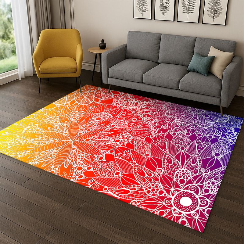 보헤미아 만다라 마법 꽃무늬 요가 매트, 침실, 거실, - Outdoor Camping Rugs 리뷰 및 가격