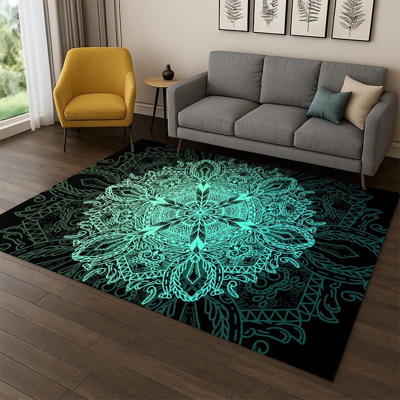 보헤미아 만다라 마법 꽃무늬 요가 매트, 침실, 거실, - Outdoor Camping Rugs 리뷰 및 가격