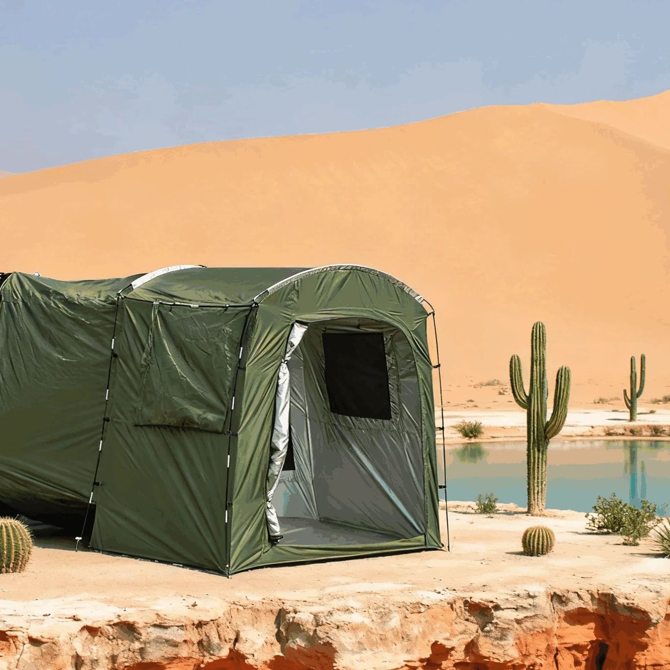 야외 트렁크 확장 텐트 4인용 범용 SUV 밴 테일게이 - Outdoor Camping Van Tent 리뷰 및 가격