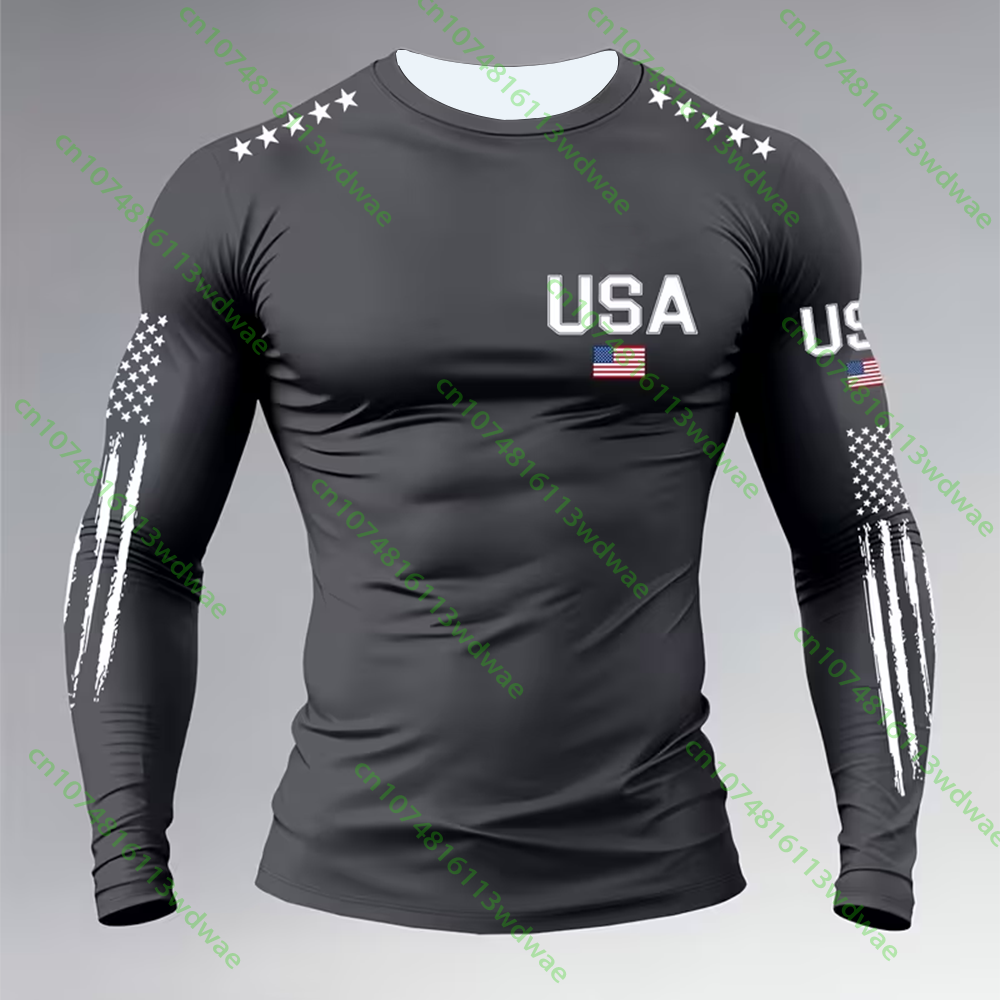 미국 스타일의 새로운 남성 패션, 긴팔 티셔츠, 등산, - Outdoor Camping Usa 리뷰 및 가격